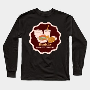 Picky eater slogan Long Sleeve T-Shirt